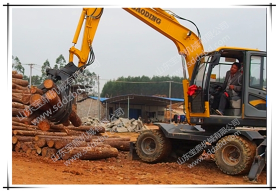 寶鼎輪式90抓木機 寶鼎輪式90抓木機