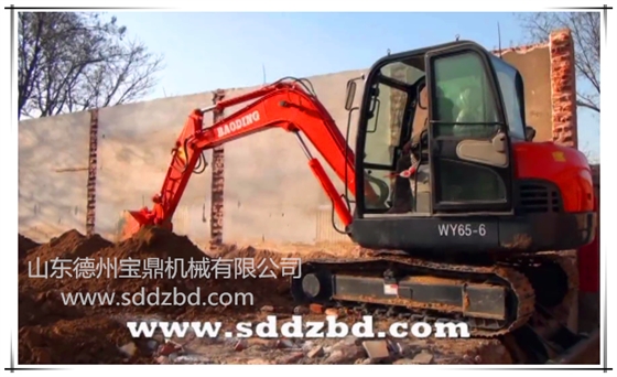 山東德州寶鼎履帶65挖掘機 山東德州寶鼎履帶65挖掘機