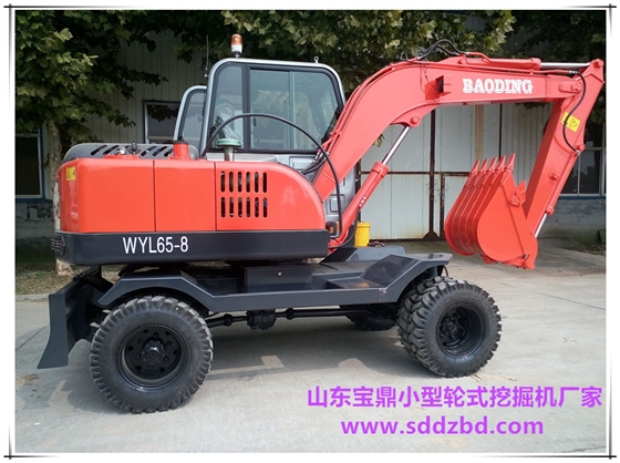 山東寶鼎小型輪式挖掘機廠家 山東寶鼎小型輪式挖掘機廠家