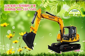 山東寶鼎小型挖掘機生產(chǎn)廠家