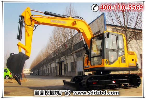 寶鼎履帶80小型反鏟挖土機(jī)