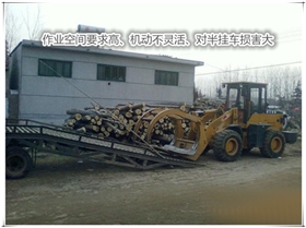 裝載機木材裝卸車作業 裝載機木材裝卸車作業