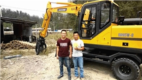 輪式抓木機 輪式抓木機