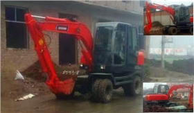 輪式挖掘機輪式挖掘機 輪式挖掘機輪式挖掘機
