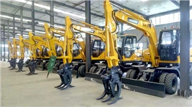 輪式抓木機|寶鼎抓木機 輪式抓木機|寶鼎抓木機