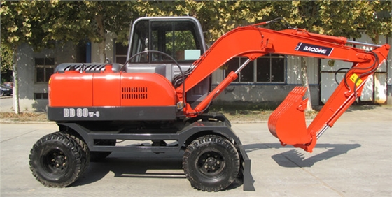 輪式挖掘機 輪式挖掘機
