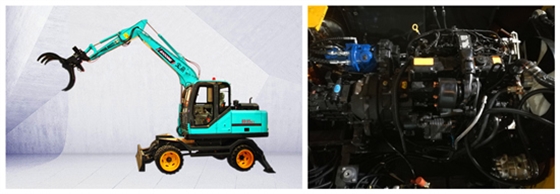 輪式95挖掘機抓木機電噴發動機 輪式95挖掘機抓木機電噴發動機