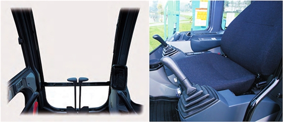 寶鼎小型挖掘機(jī)80型號(hào)駕駛室