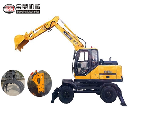 寶鼎輪式挖掘機BD95W-9型號