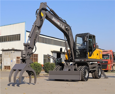 寶鼎BD120WD輪式抓木機