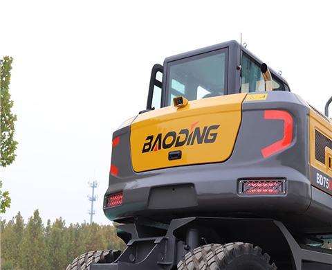 寶鼎BD75D輪式挖掘機 寶鼎BD75D輪式挖掘機