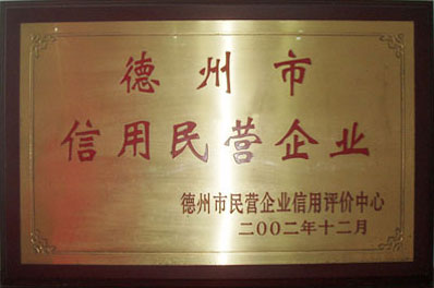 【德州市民營企業(yè)】-寶鼎榮譽