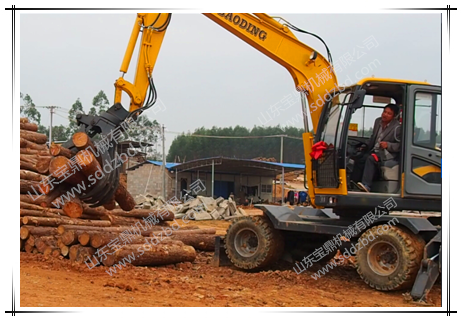 寶鼎輪式90抓木機 寶鼎輪式90抓木機