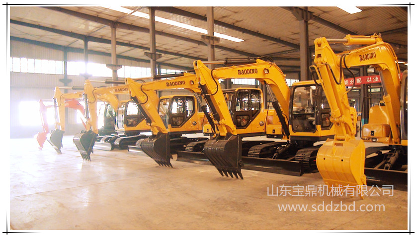 山東寶鼎機械有限公司小型挖掘機產品