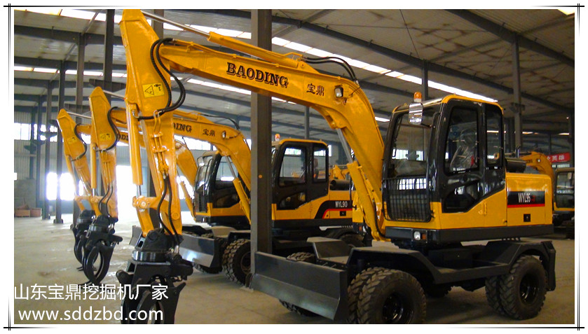山東寶鼎小型挖掘機械產(chǎn)品