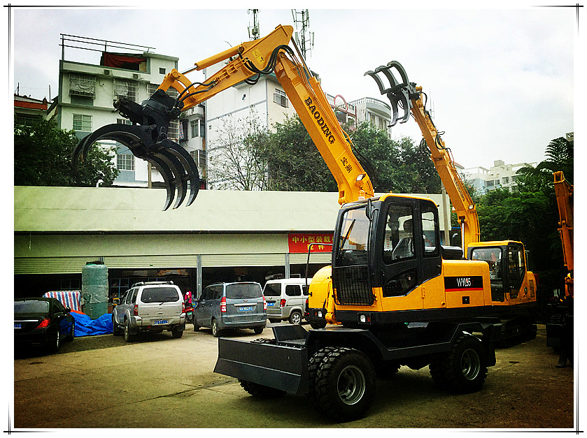 山東寶鼎輪式WYL95-7抓木機產品 山東寶鼎輪式WYL95-7抓木機產品