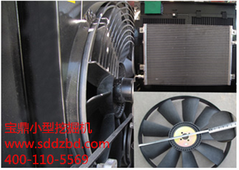 寶鼎小型挖掘機散熱 寶鼎小型挖掘機散熱