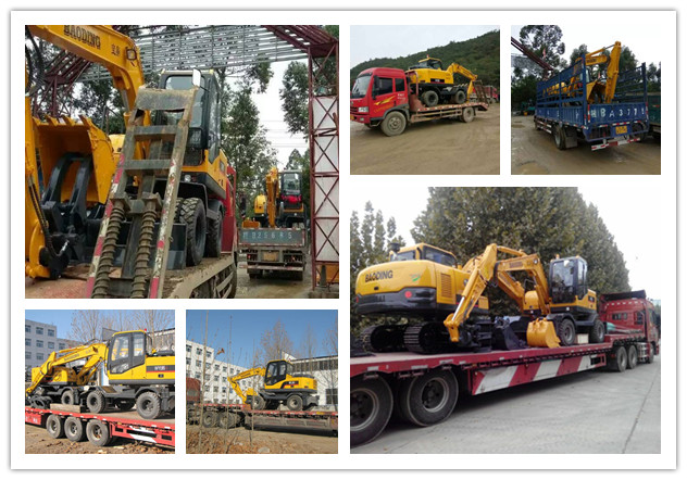 冬季寶鼎抓木機廠家發車圖 冬季寶鼎抓木機廠家發車圖