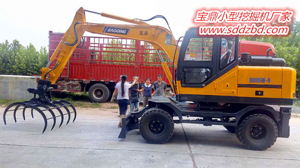 寶鼎廠家輪式抓木機(jī)BD95W-9車(chē)型
