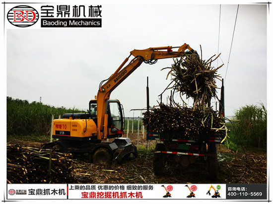 寶鼎抓木機廣西抓裝甘蔗作業圖片 寶鼎抓木機廣西抓裝甘蔗作業圖片