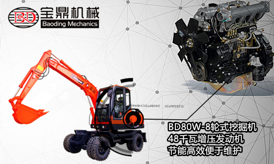 寶鼎80輪式挖掘機(jī)發(fā)動(dòng)機(jī)部件