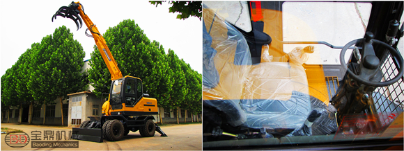 寶鼎95輪式挖掘機抓木機駕駛室 寶鼎95輪式挖掘機抓木機駕駛室