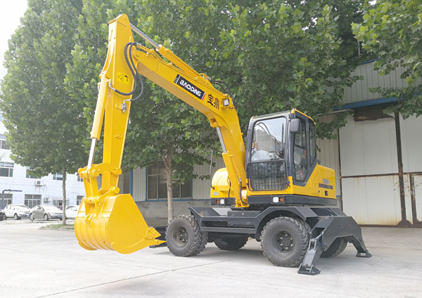 輪式挖掘機 輪式挖掘機