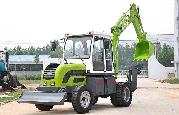 180度旋轉膠輪挖掘機 180度旋轉膠輪挖掘機