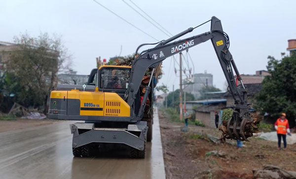 寶鼎輪式抓木機95車型 寶鼎輪式抓木機95車型