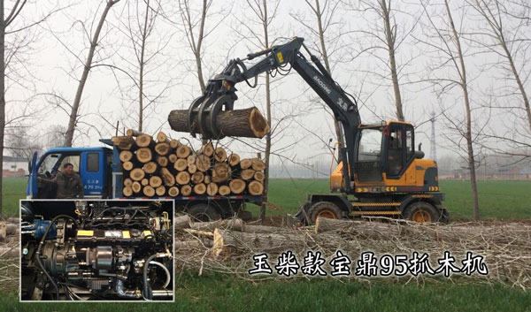 寶鼎玉柴款輪式抓木機 寶鼎玉柴款輪式抓木機