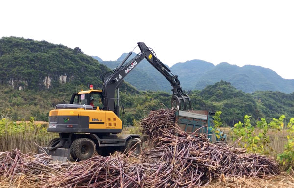 寶鼎95抓木機車型廣西抓甘蔗 寶鼎95抓木機車型廣西抓甘蔗