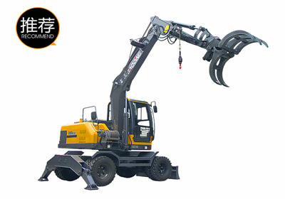 抓木機 輪式抓木機車型寶鼎BD95W-9A型號-經典永不止步