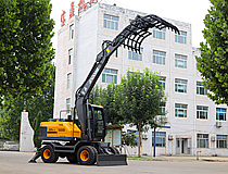 寶鼎抓機廠家95輪式抓草機型號細節圖