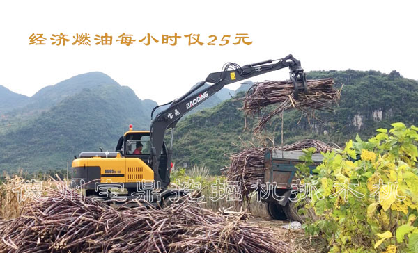 寶鼎95輪式抓木機(jī)甘蔗裝車.jpg