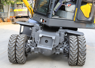 輪式挖掘機平衡系統 輪式挖掘機平衡系統