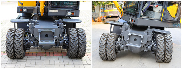 小型輪式挖掘機平衡系統 小型輪式挖掘機平衡系統