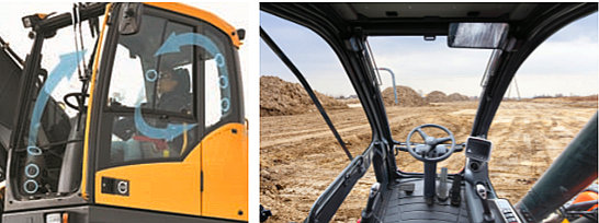 小型輪式挖掘機駕駛室 小型輪式挖掘機駕駛室