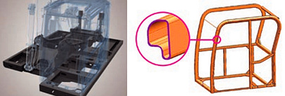 輪式挖掘機駕駛室 輪式挖掘機駕駛室