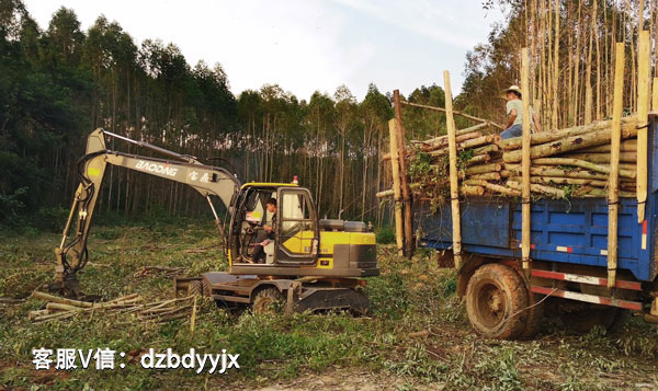 寶鼎95抓木機廣東作業.jpg 寶鼎95抓木機廣東作業.jpg