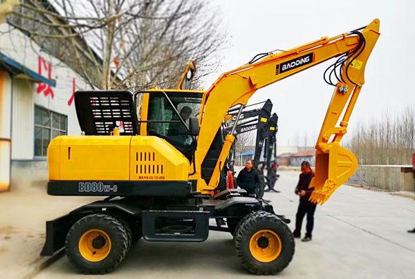 寶鼎輪式80挖機 寶鼎輪式80挖機
