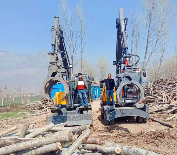 河南市場上的寶鼎95抓木機 河南市場上的寶鼎95抓木機