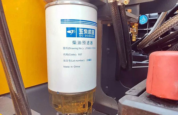 輪式挖掘機液壓系統過濾