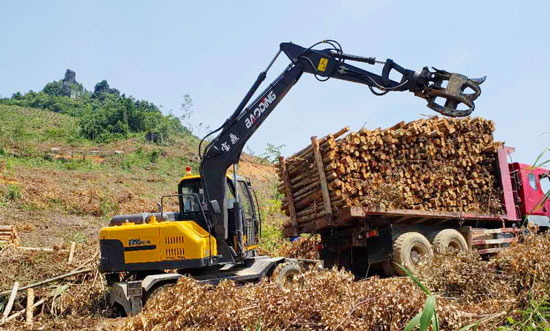 輪式挖掘機抓木機.jpg 輪式挖掘機抓木機.jpg