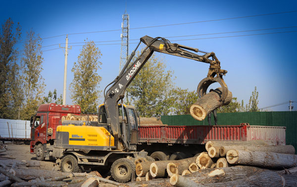 寶鼎多功能輪式挖掘機抓木機.jpg 寶鼎多功能輪式挖掘機抓木機.jpg