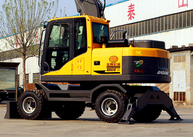 寶鼎BD95W-9B抓木機工作穩定