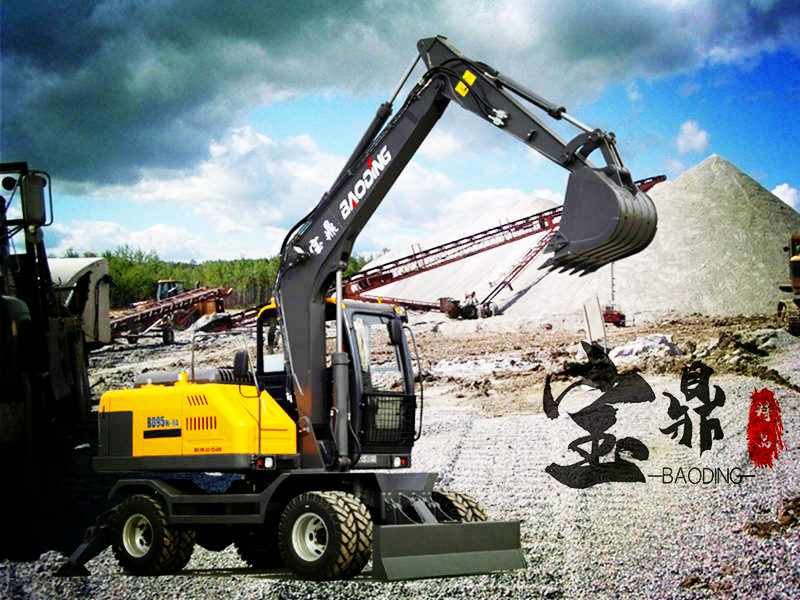 寶鼎小型輪式挖掘機 寶鼎小型輪式挖掘機