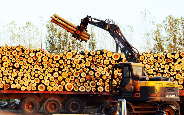 寶鼎挖掘機抓木機 寶鼎挖掘機抓木機