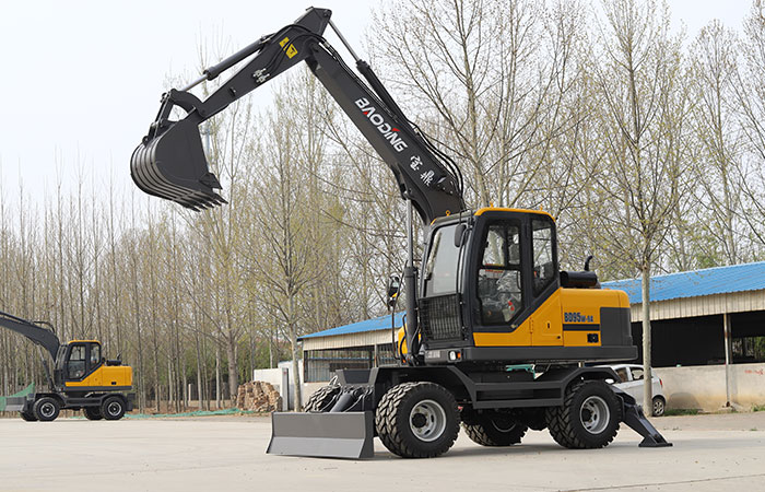 輪式挖掘機 輪式挖掘機