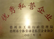 【優秀私營企業】-寶鼎榮譽