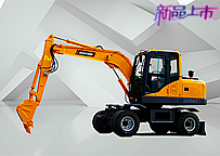 寶鼎80小型輪式挖掘機油耗達到22m3/L，同比降低10%。,創業致富好伙伴